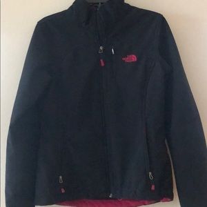 Black Northface waterproof, wind breaker